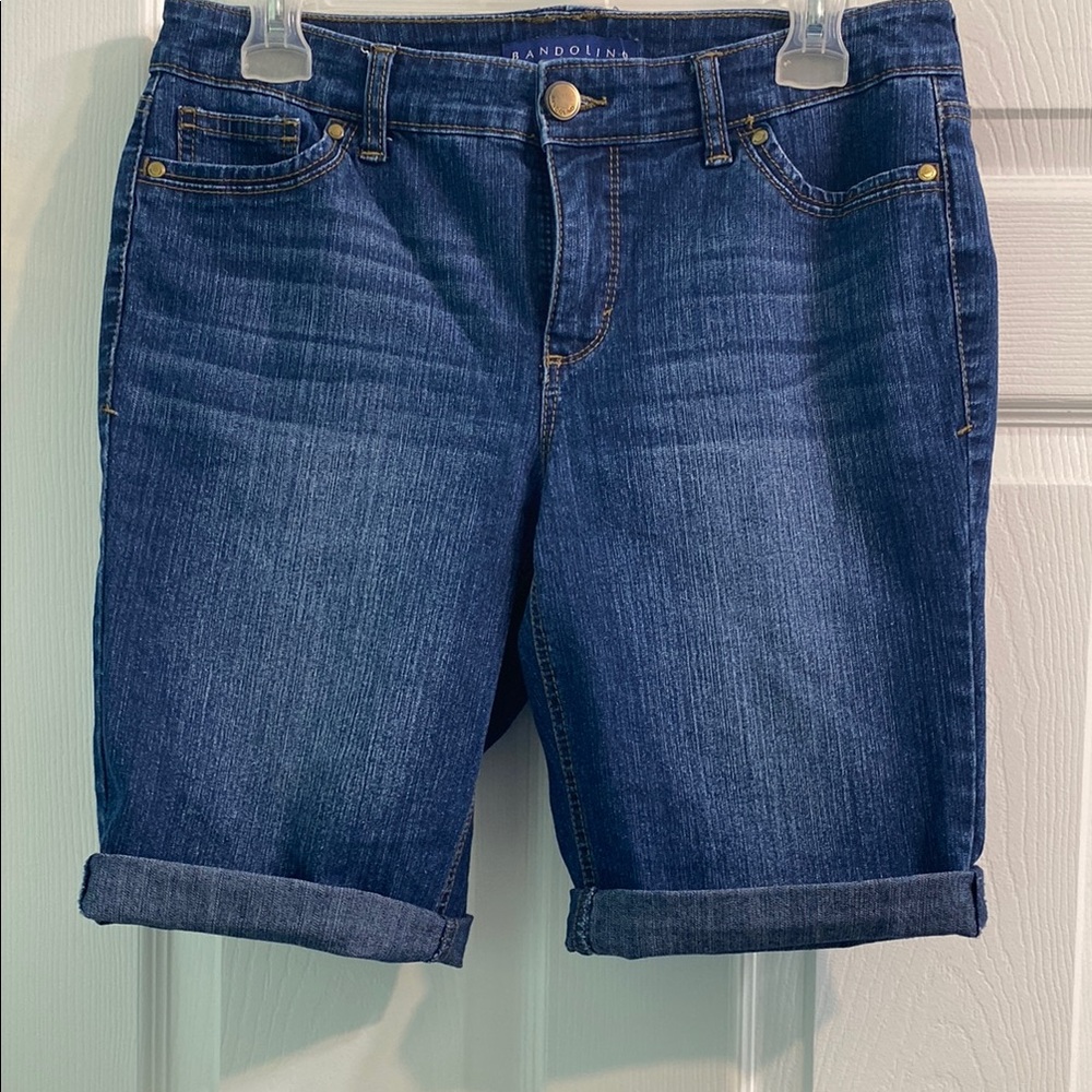 Bandolino Blue Denim Shorts size 6P
Like new